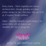 | Empath Protection Bracelet | EMF Shied | Black Tourmaline + Amethyst + Obsidian + Labradorite + Prehnite + Smoky Quartz + Copper