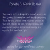Healthy Pregnancy Crystal Bracelet | Rhodonite + Rose Quartz + Moonstone + Clear Quartz | Labor + Delivery Bracelet | Pregnancy Protection