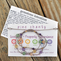 Lucky Bracelet | Good Luck + Prosperity + Abundance String Bracelet | Citrine + Aventurine + Sunstone + Amethyst | Money Maker