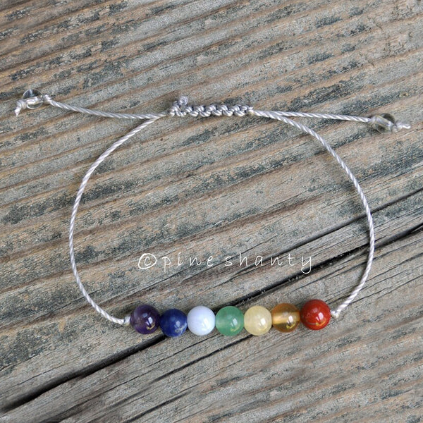 7 Chakra Bracelet | Chakra Stones Bracelet | String Bracelet | Energy Bracelet | Rainbow Bracelet | Energy Balance