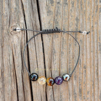 Energy Protection Bracelet + Grounding | Black Tourmaline + Citrine + Tiger Eye + Amethyst + Hematite | Negative Energy Protection + Healing
