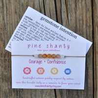 Courage + Confidence | Carnelian + Sunstone + Moonstone | Root + Sacral + Solar Plexus + Third Eye Chakras