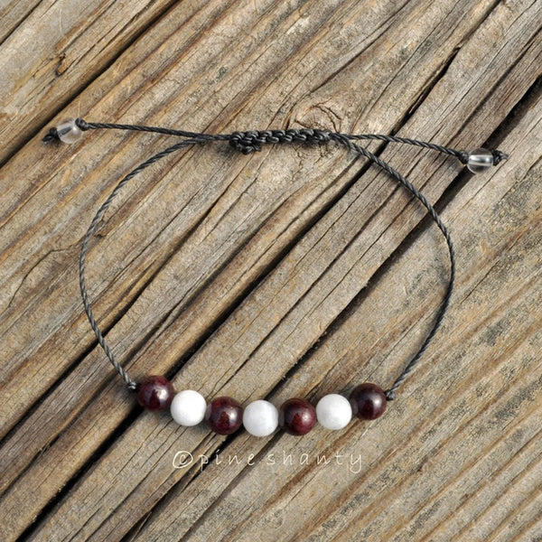Courage + Strength | Moonstone + Garnet | Root + Solar Plexus + Heart + Third Eye Chakras |