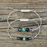 Mercury Retrograde Protection Rx Energy Balancing | Amazonite + Black Tourmaline + Hematite + Labradorite + Clear Quartz |