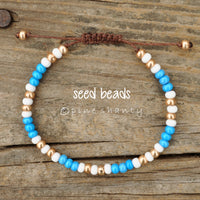 Speak Your Truth | Throat Chakra Beaded Bracelet Stack | Kyanite Bracelet | High Vibrations Healing |